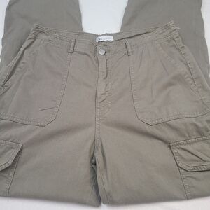 Zara Olive Green Cargo Pants